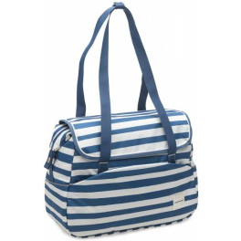New Looxs Bolsa Tosca 16l Impermeable Poliester Azul/blanco (38x15.5x28 Cm)