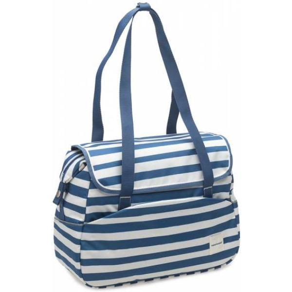 New Looxs Bolsa Tosca 16l Impermeable Poliester Azul/blanco (38x15.5x28 Cm)