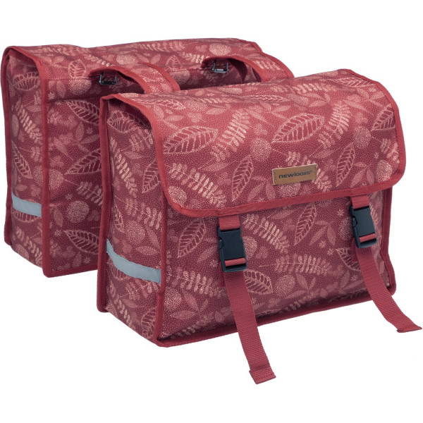 Nouveau Looxs sac à dos Fiori 30l polyester imperméable Forest Red avec réflecteurs (37x12.5x33 Cm)