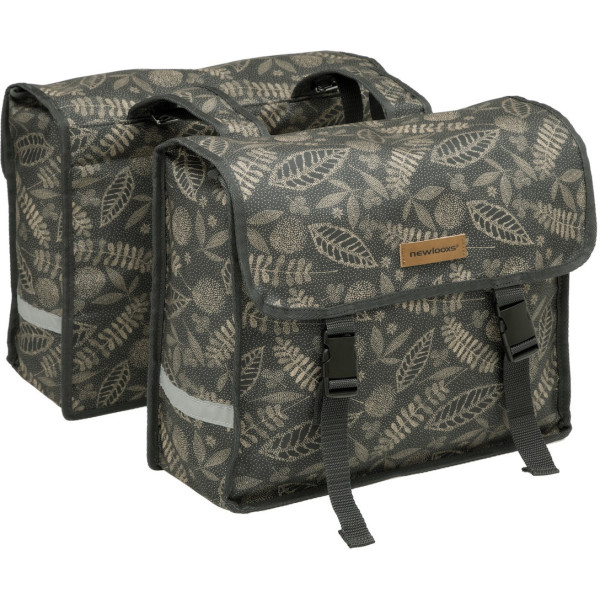 Nouveau Looxs sac à dos Fiori 30l polyester imperméable vert forêt avec réflecteurs (37x12.5x33 Cm)