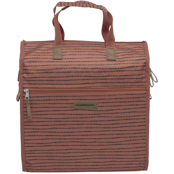 Nouveau Looxs Lilly Bag 18l Waterproof Polyester Raincoat Forest Red With Reflective Piping (35x16x32 Cm)