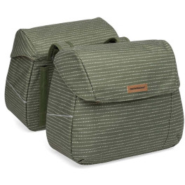 New Looxs Alforjas Joli 37l Impermeable Poliester Verde Bosque Con Reflectantes (38x18x30 Cm)