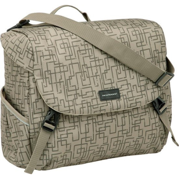 Nouveau Looxs Mondi Joy 18.5l Sac imperméable en polyester beige avec passepoil réfléchissant (36x16x32 Cm)