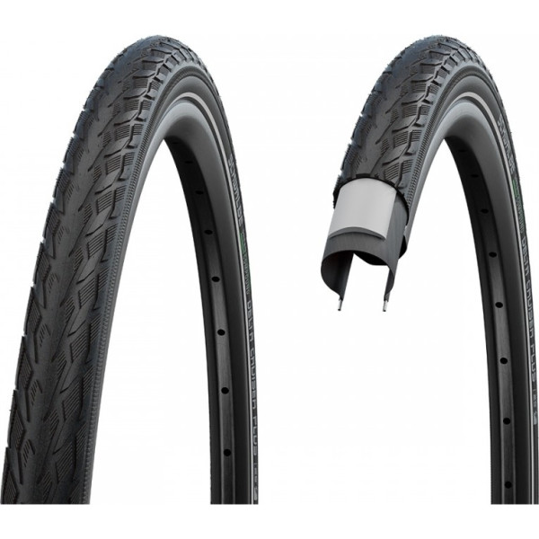Schwalbe Cubierta Land Cruiser Plus 700x35c Hs450 Active Punctureg. Twinskin Rig. Negro Refl. 37-622