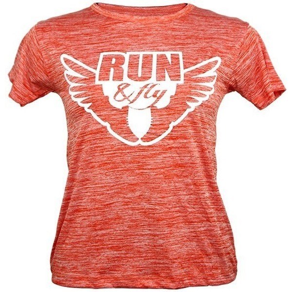 Vitobest Camiseta Chica Run & Fly Elastic-dry Naranja