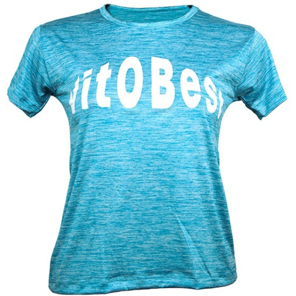Vitobest Turquoise Elastic-dry T-shirt voor meisjes