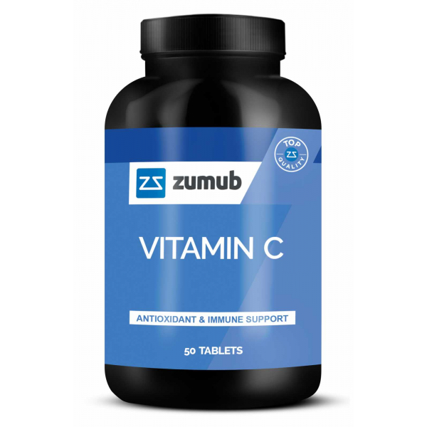 Zumub Vitaminas C 50 Pastillas - Efecto Antioxidante y Apoyo Inmunológico
