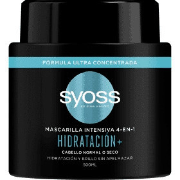 Syoss Hydratation + Masque Intensif 4-en-1 500 Ml Unisexe