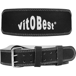 Ceinture en cuir noir Vitobest