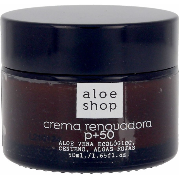 Aloe Shop Aloe Crème Régénérante P+50 Ml Unisexe