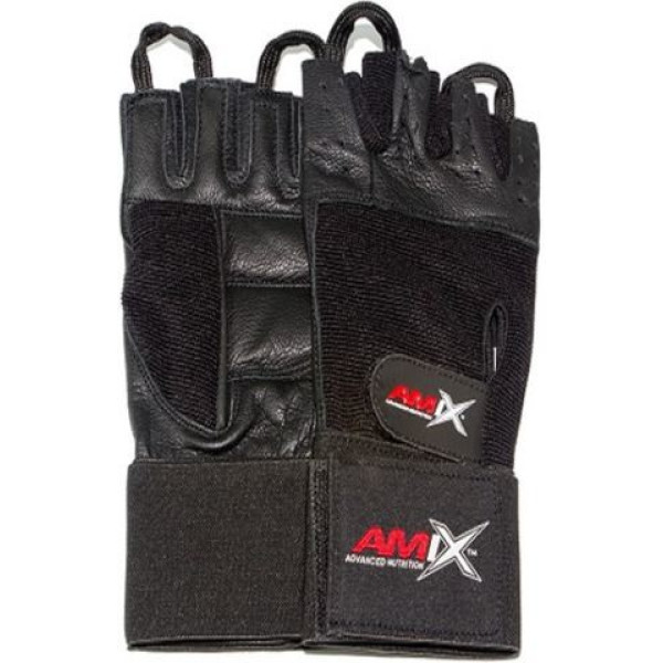 Amix Schweißband-Handschuhe Schwarz