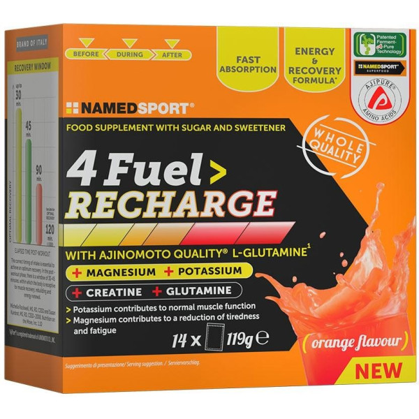 Namedsport 4fuel Box Before/During/After Orange 119 Mg (14 Sachets)