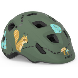 Met Casco Niño Hooray Mips Bosque Verde Brillo