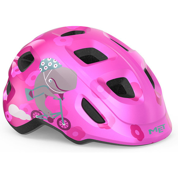 Casque Met pour enfants Hourra Mips Baleine Rose vif