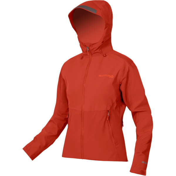 Endura Mt500 Chaqueta Impermeable Para Mujer Rojizo Mujer