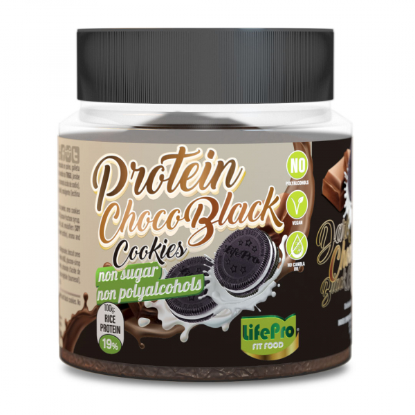 Life Pro Nutrition Gesunde Proteincreme Choco Black Cookies 250g