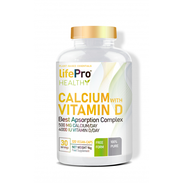 Life Pro Nutrition Calcio sano + Vitamina D 120 Vegancaps