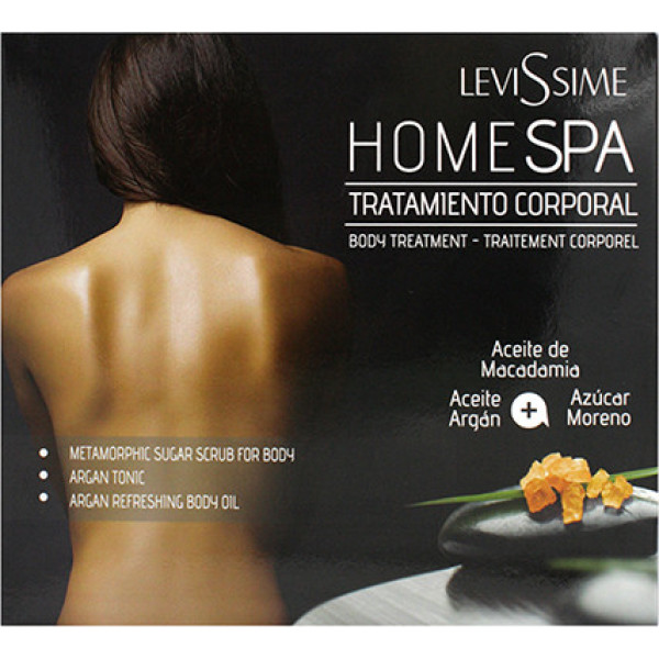 Levissime Pack Home Spa Tratamiento Corporal Argan