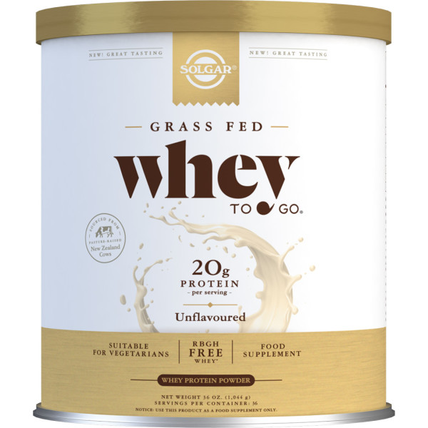 Solgar Whey To Go® - Protein Powder Unflavored 1044 Gr