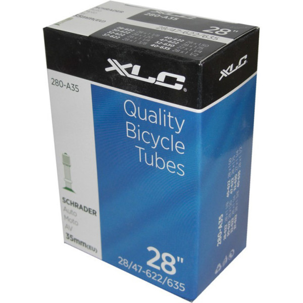 Xlc Camara 27-28x1-1/8-1.75 Valvula Standard 35 Mm (28/47-622/635) (50 Unidades)