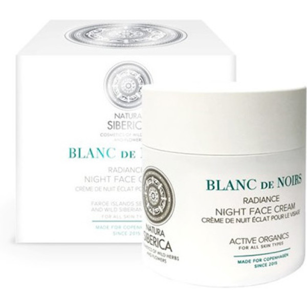 Natura Siberica Radiance Blanc des Noirs Night Facial Cream 50 ml