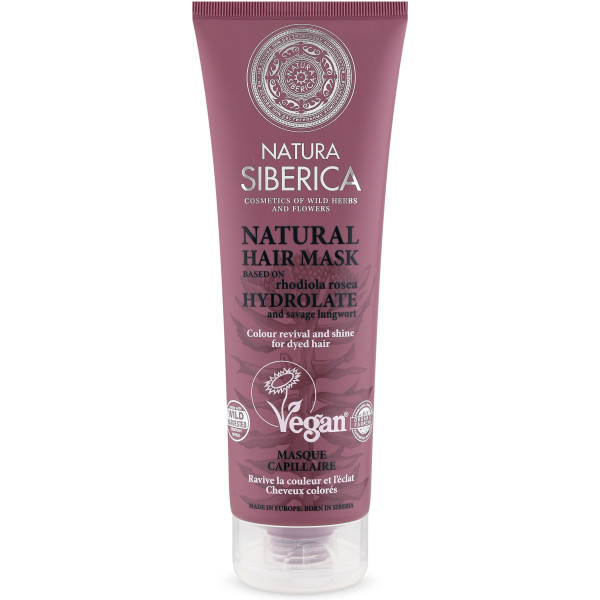 Natura Siberica Natural Hair Mask. Color and shine revitalization. For colored hair.