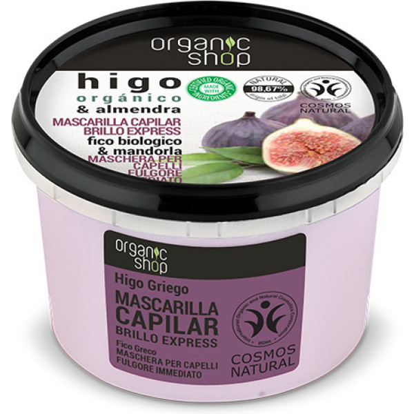 Organic Shop Express Shine Haarmasker Griekse Fig