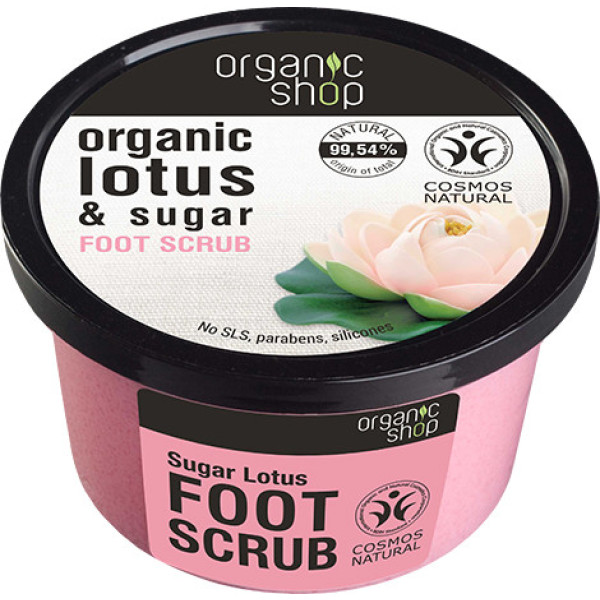 Organic Shop Lotus-Zucker-Fußpeeling