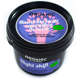 Organic Kitchen Mascarilla Facial Reparadora De Noche "night Shift" 100 Ml