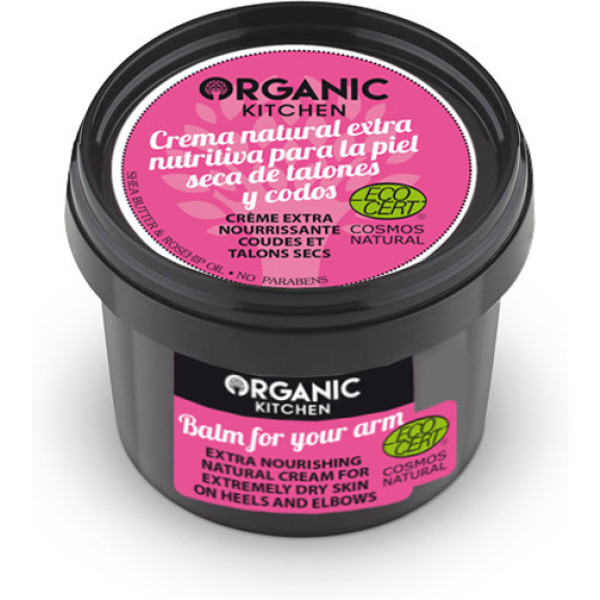Organic Kitchen Extra Nourishing Natural Cream For Extremely Dry Skin On Heels And Elbows \