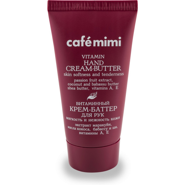 Cafe Mimi Creme-Handbutter mit Vitaminen für weiche und zarte Haut