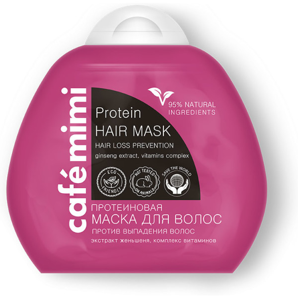 Maschera per capelli proteica anticaduta Cafe Mimi 100 ml