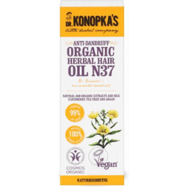 Olio per capelli alle erbe biologico Antaspa del Dr. Konopka n. 37