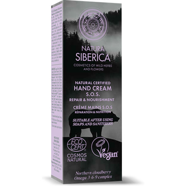 Natura Siberica Crema Mani Sos Riparazione E Nutrizione 75ml