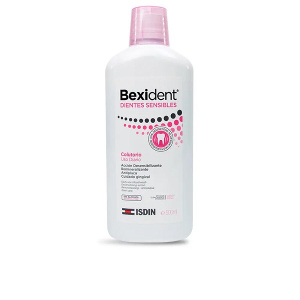 Colutório Isdin Bexident para dentes sensíveis 500 ml unissex