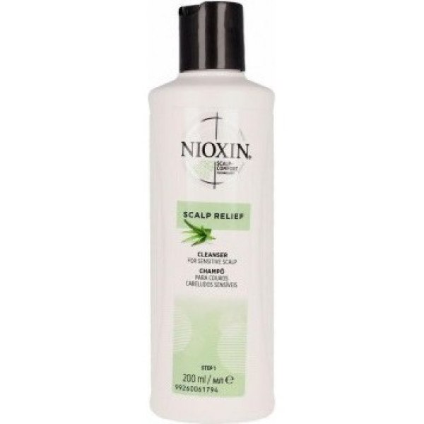 Nioxin Scalp Relief Cleanser para couro cabeludo sensível 200ml unissex