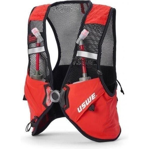 Uswe Hydration Vest Pace 2 2x0.5l Nero/rosso
