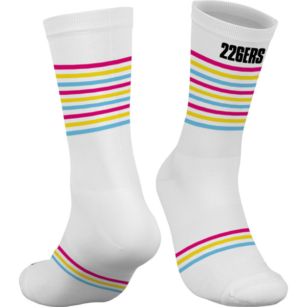 226ers Hydrazero Stripes Comfort Socken Weiß
