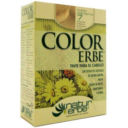 Colorcrem Color Erbe Tinte Vegetal Sin Amoniaco 135ml - 7 Rubio Clarisimo