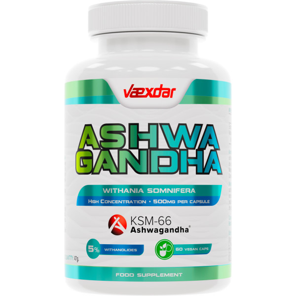 Vaexdar Ashwagandha 500 mg 60 Vcaps