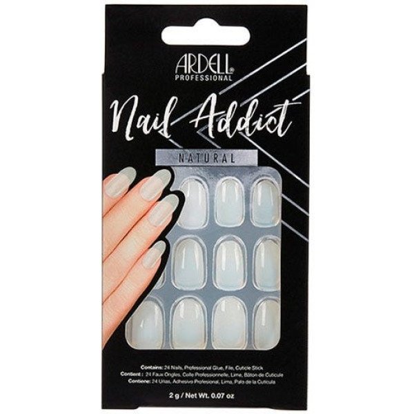 Ardell Nail Addict Natural Oval 1 u unisexe