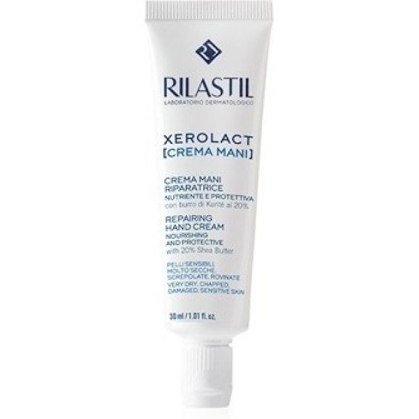 Rilastil Xerolact creme reparador para as mãos 100 ml unissex