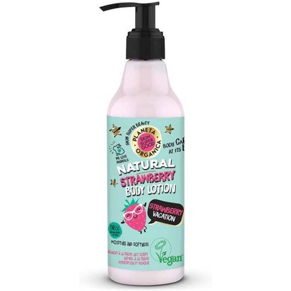 Planet Organic Skin Super Good Natural Strawberry Body Lotion Strawberry Holiday 250 ml
