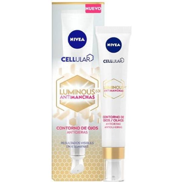 Nivea Luminous 630º Contour des Yeux Anti-taches 15 Ml Unisexe