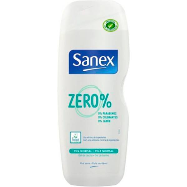 Sanex Zero% Gel Douche Peau Normale 600 Ml Unisexe