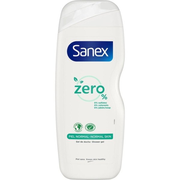 Sanex Zero% Gel Douche Antipollution Peau Normale 600 Ml Unisexe