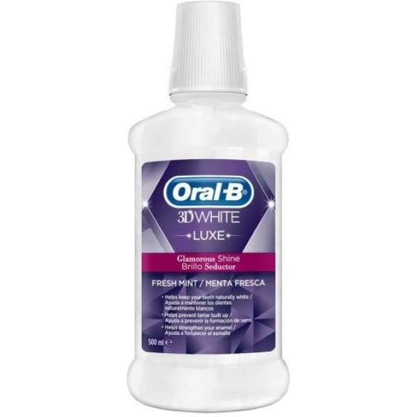 Oral-b 3d White Luxe Verleidelijke Glans Mondwater 500 Ml