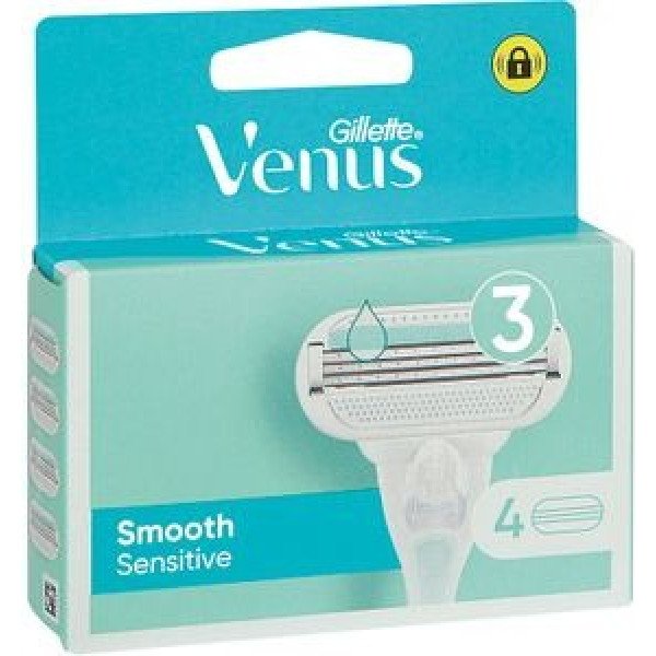 Gillette Venus Smooth Sensitive Charger 4 Einheiten Frau