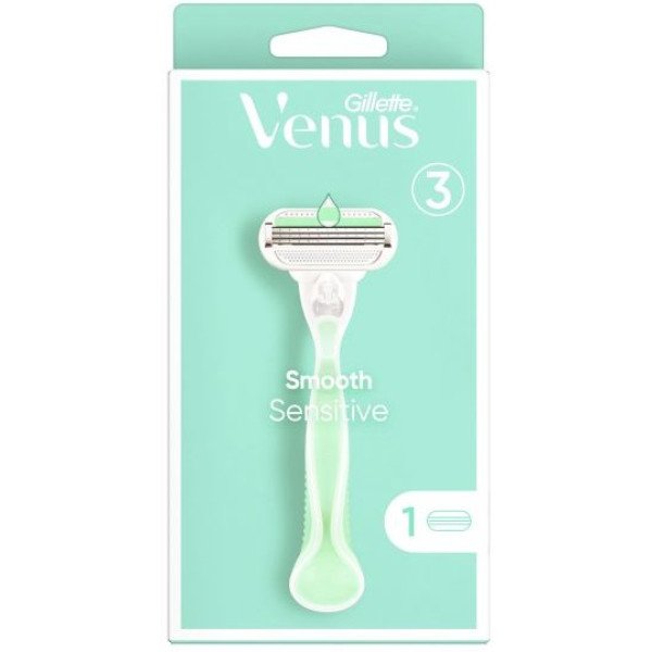 Máquina Gillette Venus Smooth Sensitive + 1 Carregador Mulher