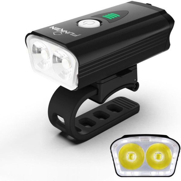 Funken Lights Luz 2000lm 6400mah Pantalla Digital Banco Carga